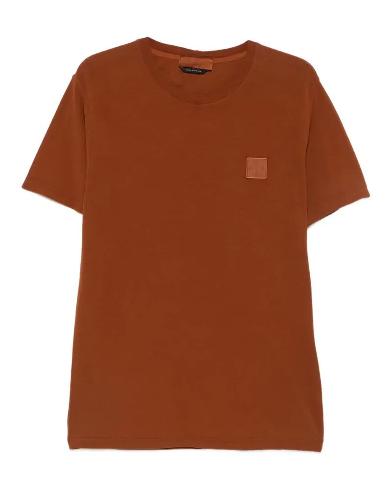 Stone Island Ghost T-Shirt mit Logo-Patch - Braun Braun
