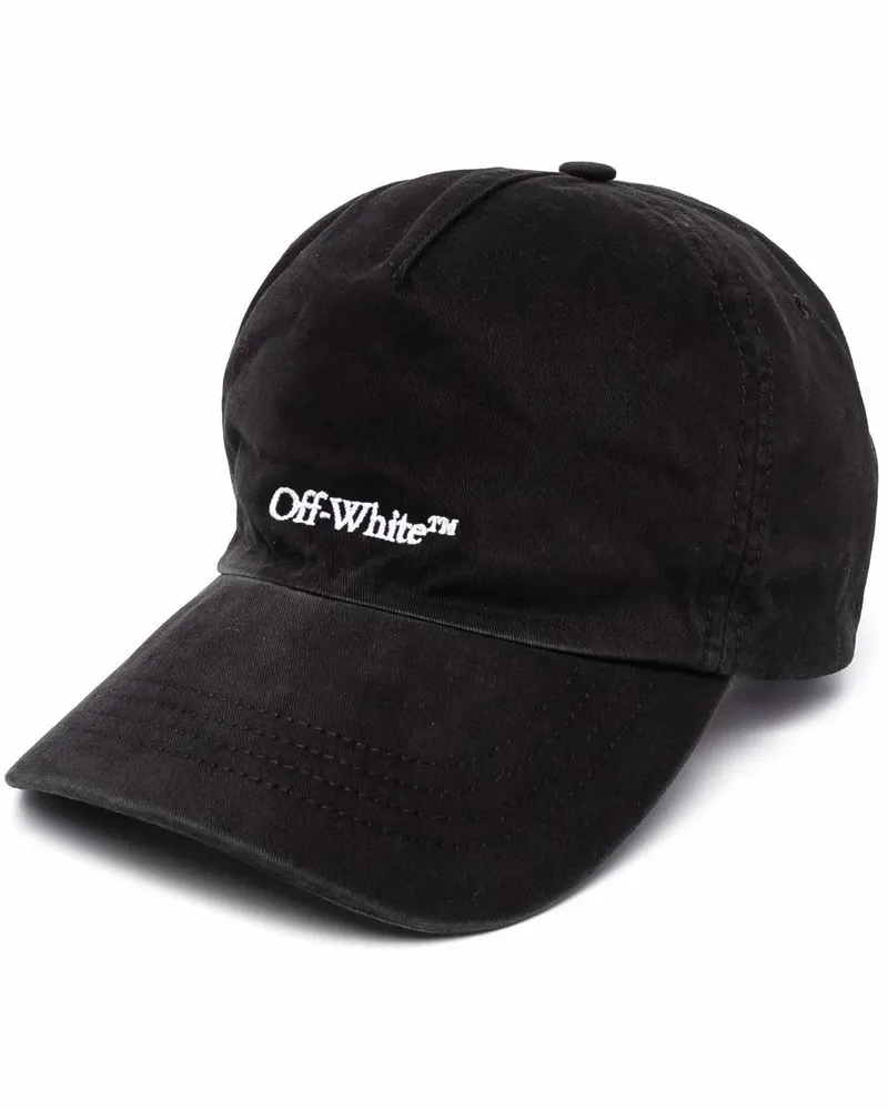 OFF-WHITE Baseballkappe mit Logo - Schwarz Schwarz