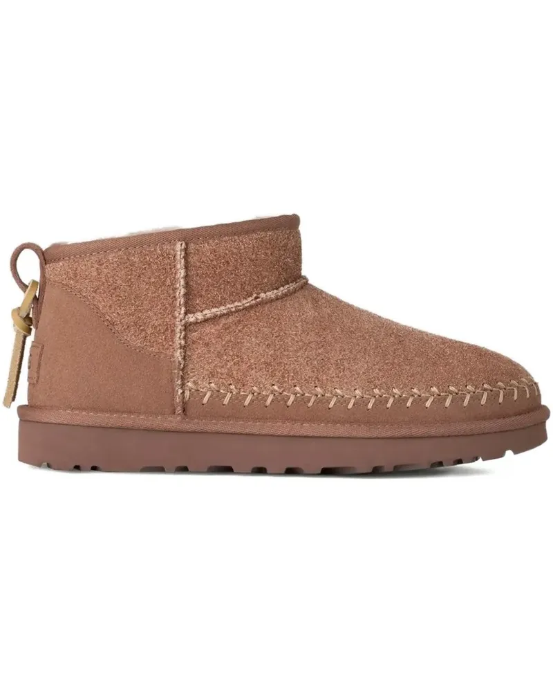 UGG Ultra Mini Biarritz Stiefeletten - Braun Braun