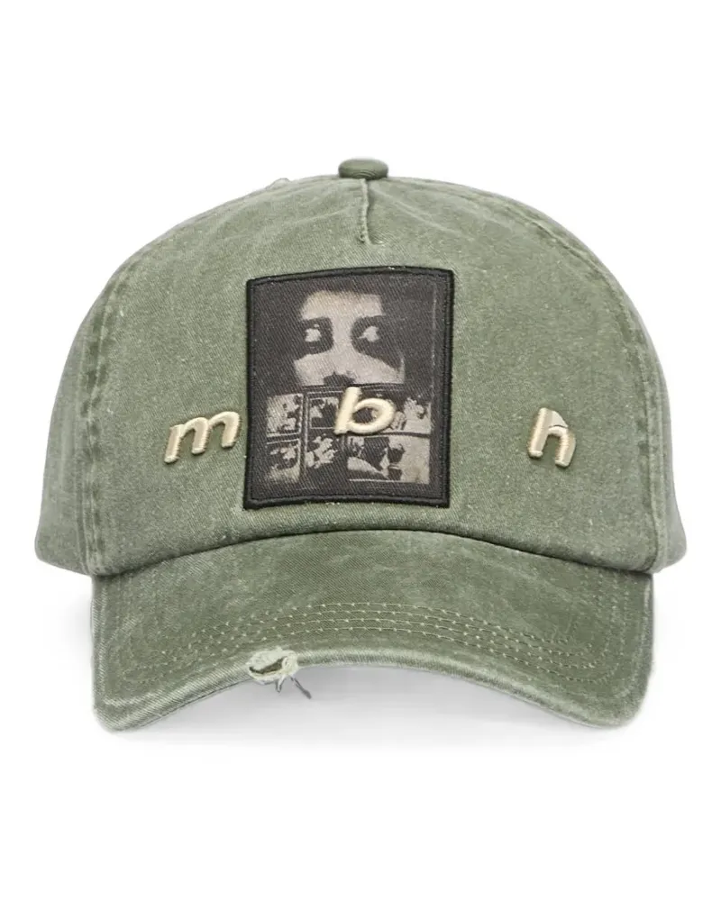 MISBHV Baseballkappe im Distressed-Look - Grün Grün