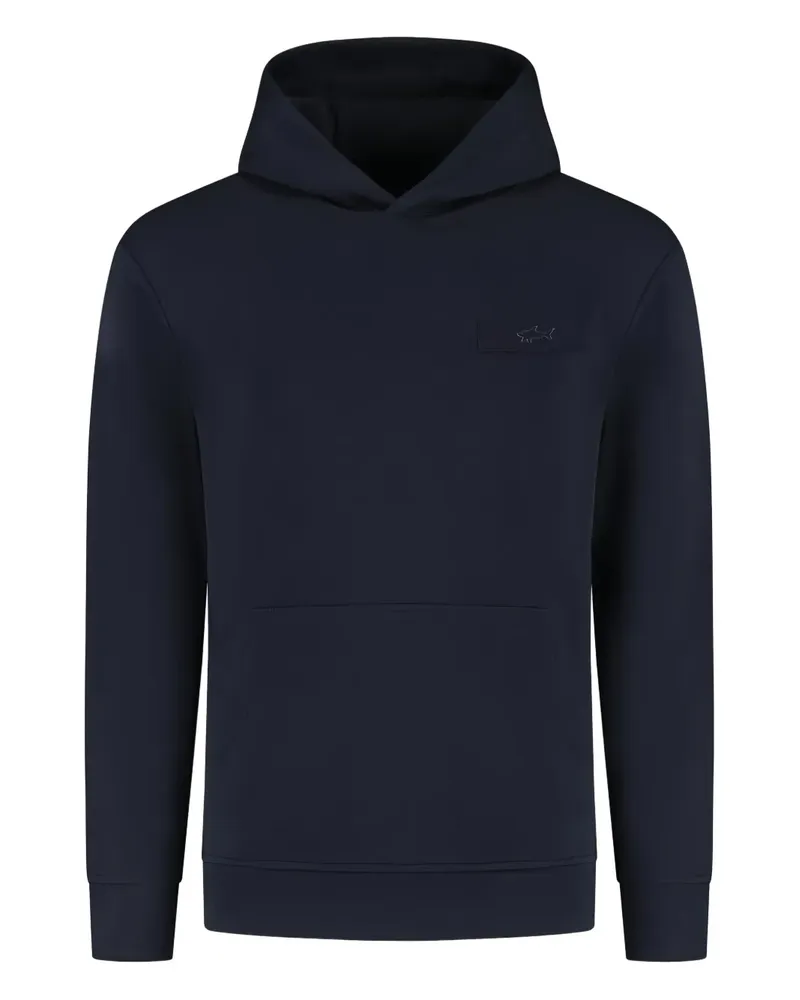 Paul & Shark logo-detail hoodie - Blau Blau