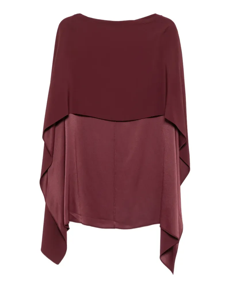 Alberta Ferretti Asymmetrisches Cape - Rot Rot