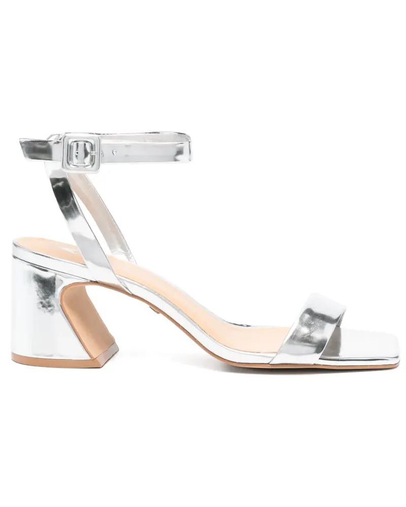 CARRANO Sandalen im Metallic-Look 60mm - Silber Silber
