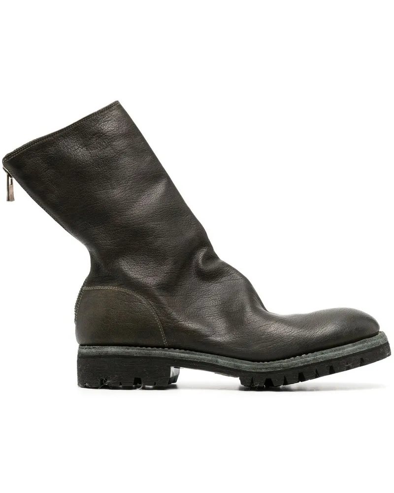 GUIDI Stiefel mit runder Kappe - Grün Grün