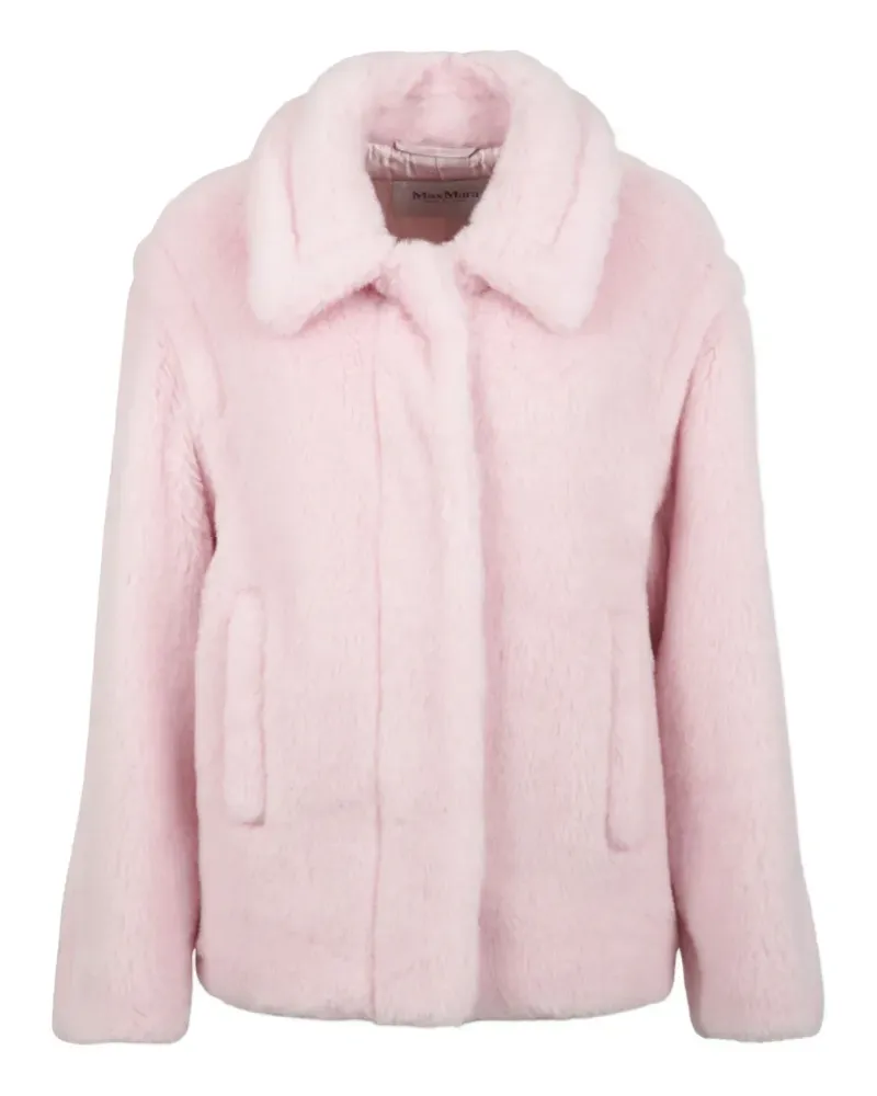 Max Mara Jacke mit klassischem Kragen - Rosa Rosa