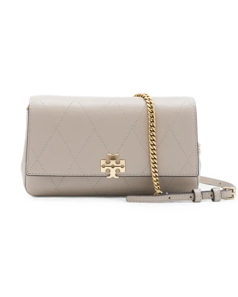 Tory Burch Charlie Schultertasche - Nude Nude