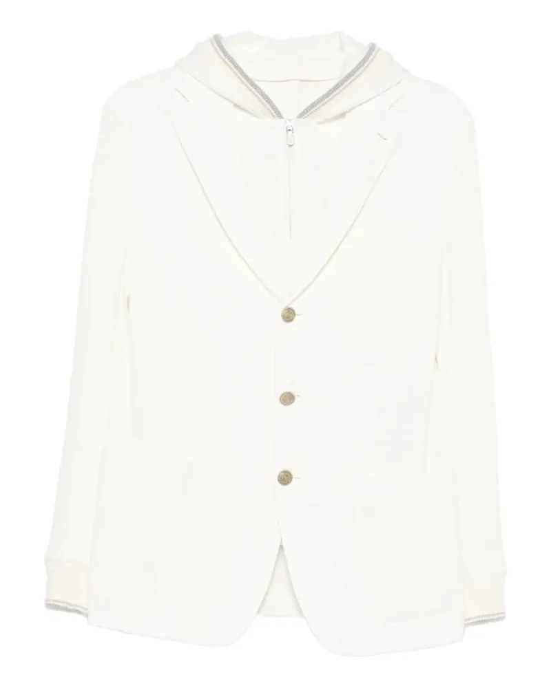 Eleventy cotton jacket - Weiß Weiß