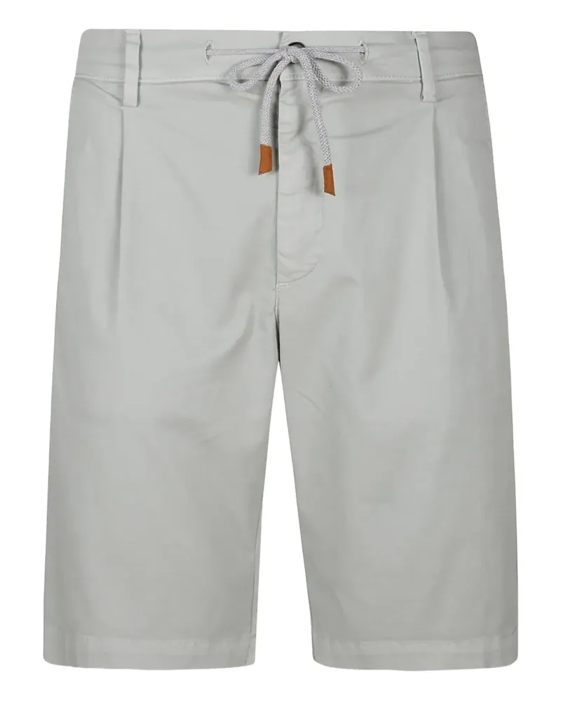 Eleventy pleated drawstring shorts - Grün Grün