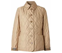 Jacke mit Rautensteppung - Nude