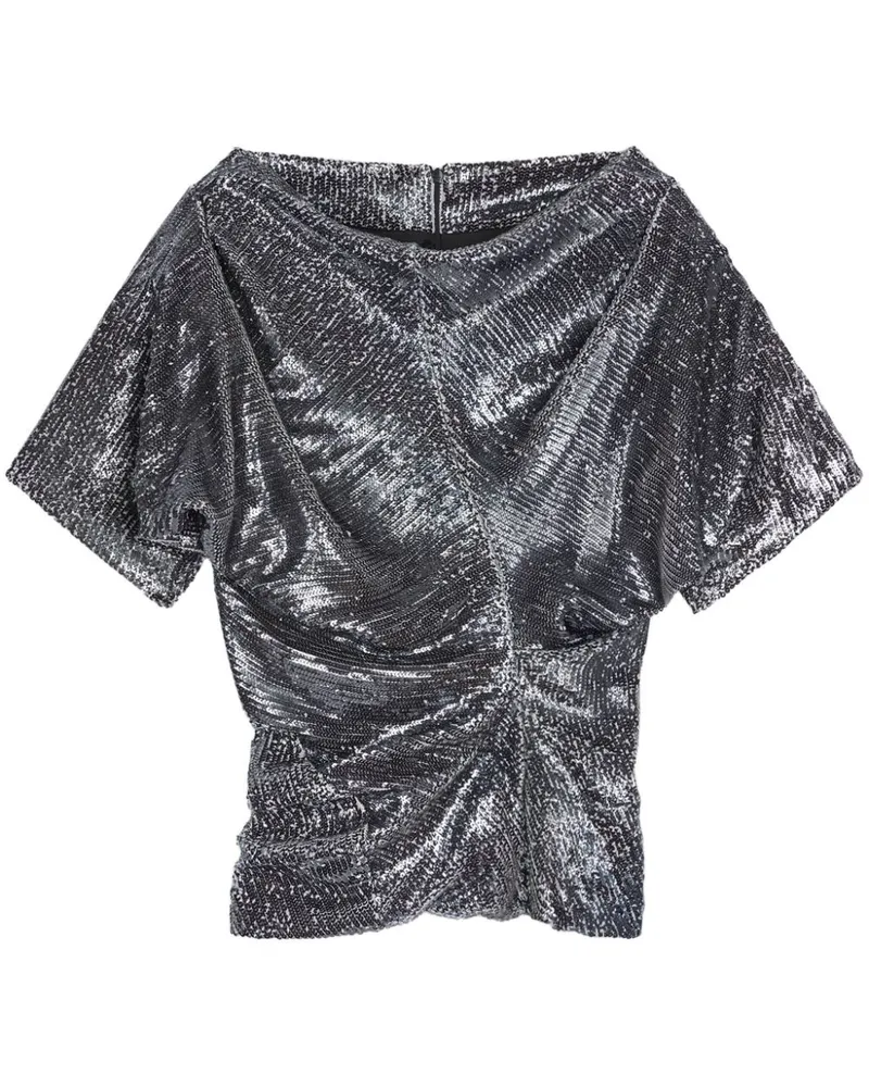 Dries van Noten Verziertes Oberteil - Silber Silber