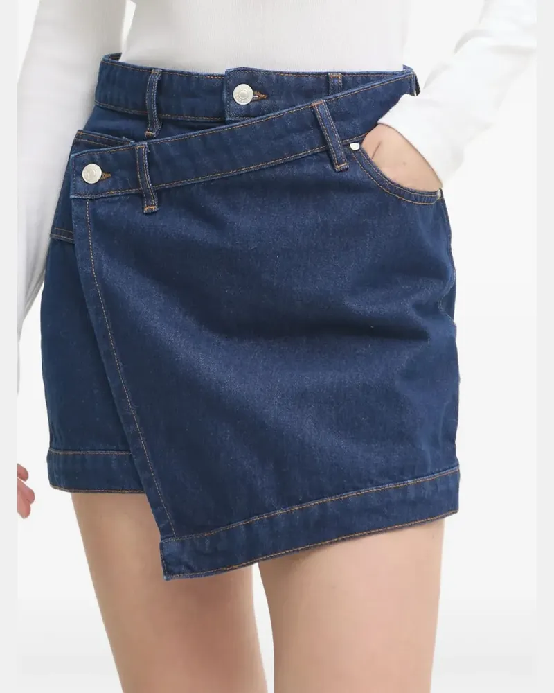 Chiara Ferragni Minirock mit Sternprägung - Blau Blau