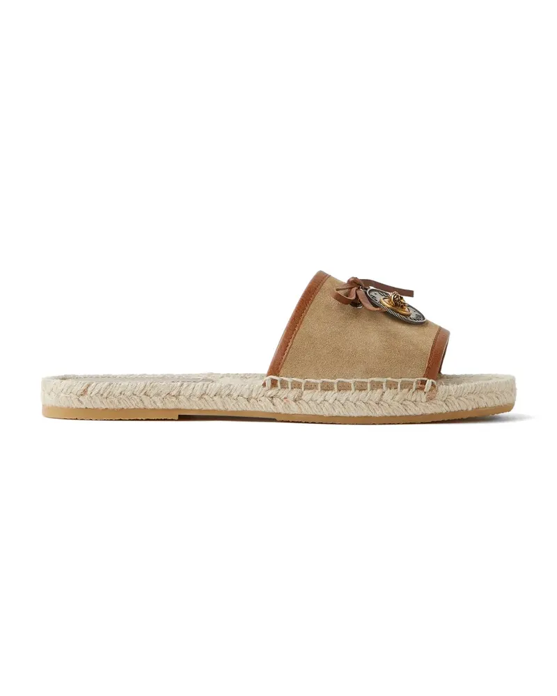Versace Espadrilles mit Medusa-Schild - Braun Braun