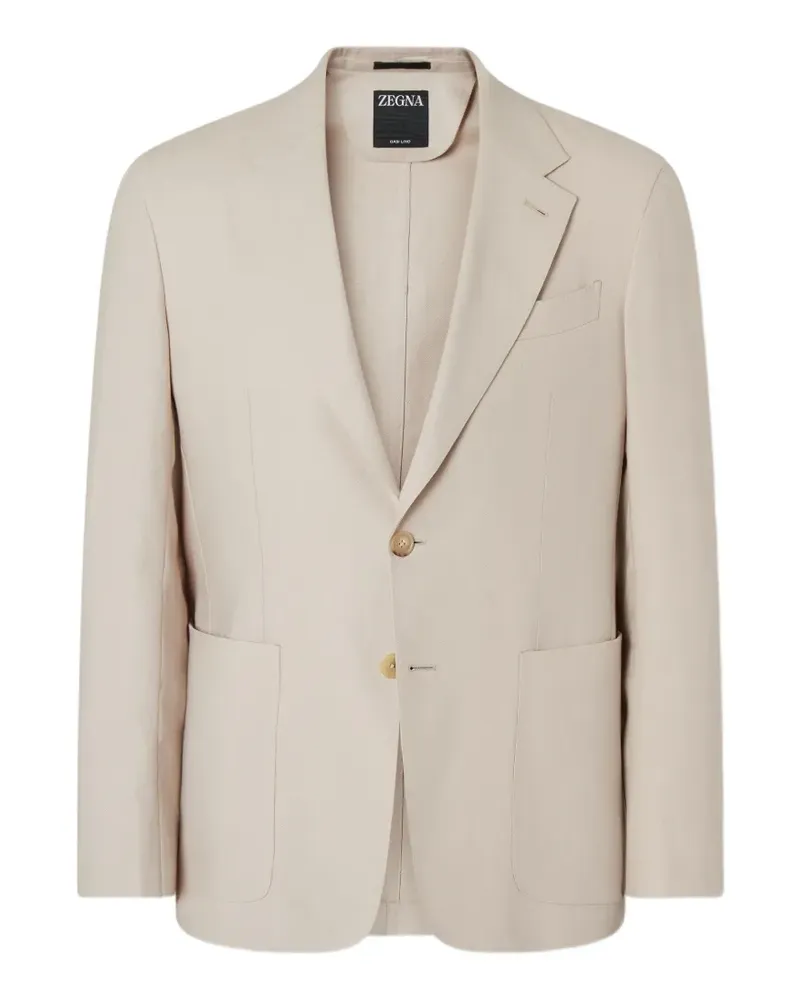 Ermenegildo Zegna Oasi Jacke aus Leinen - Nude Nude