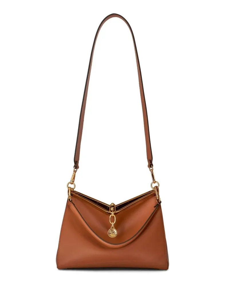 Etro Mittelgroße Vela Schultertasche - Braun Braun
