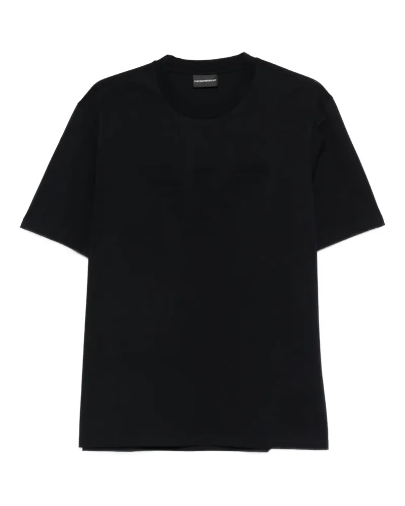 Emporio Armani T-Shirt mit Logo - Schwarz Schwarz