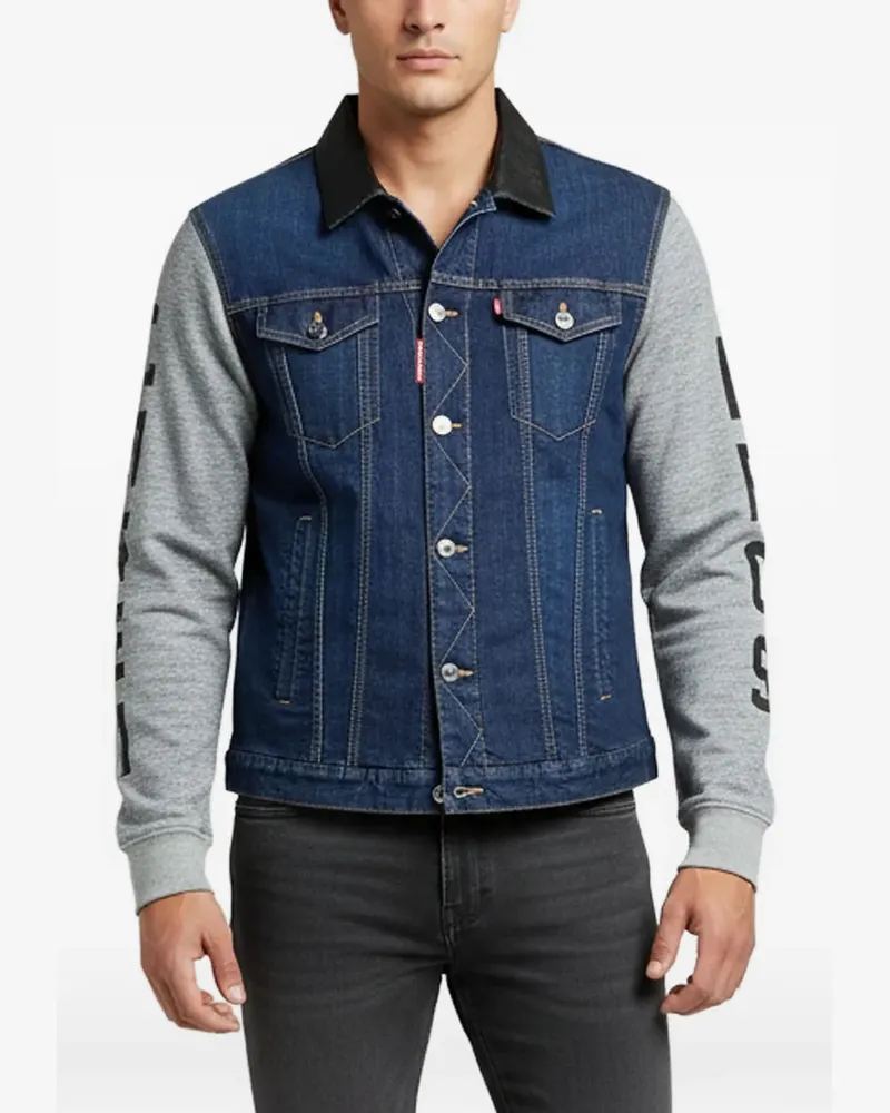 Dsquared2 Caten Bros Jeansjacke - Blau Blau