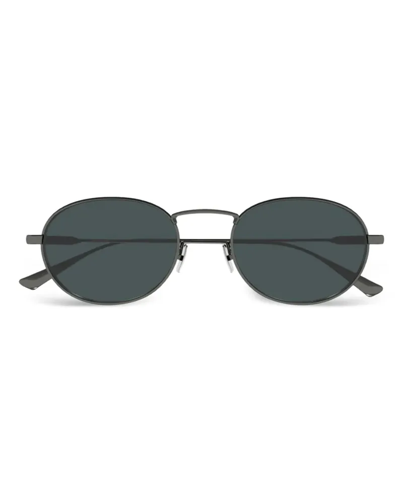 Saint Laurent Sonnenbrille mit Logo-Gravur - Schwarz Schwarz