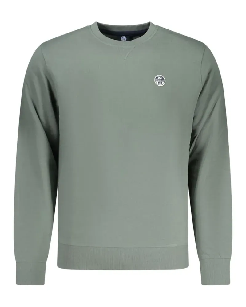 North Sails logo-patch sweatshirt - Grün Grün