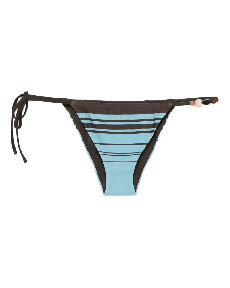 SIR striped tie side bikini bottoms - Blau Blau