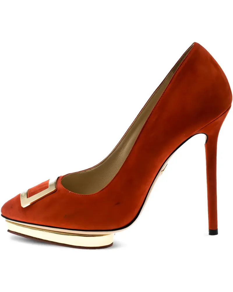 Charlotte Olympia Pre-owned Fairest Of Them All Pumps 120mm - Rot Rot