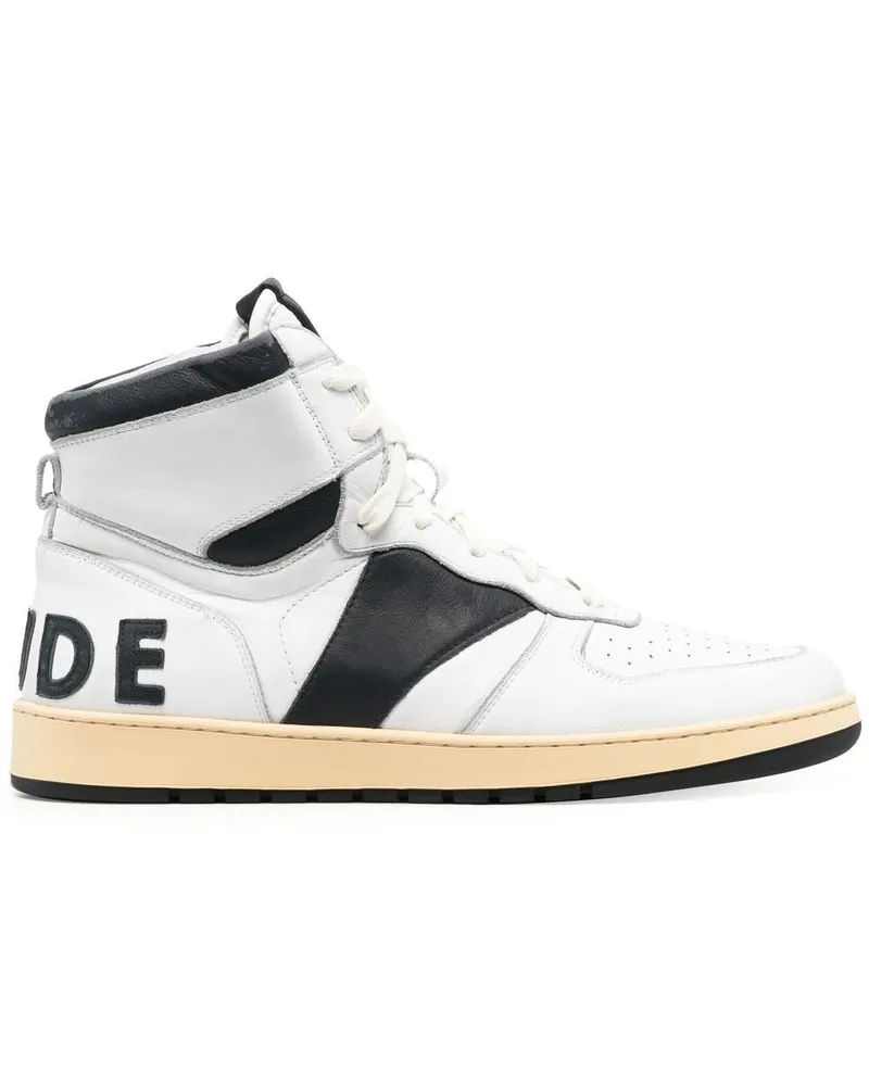 RHUDE Rhecess Smooth High-Top-Sneakers - Weiß Weiß