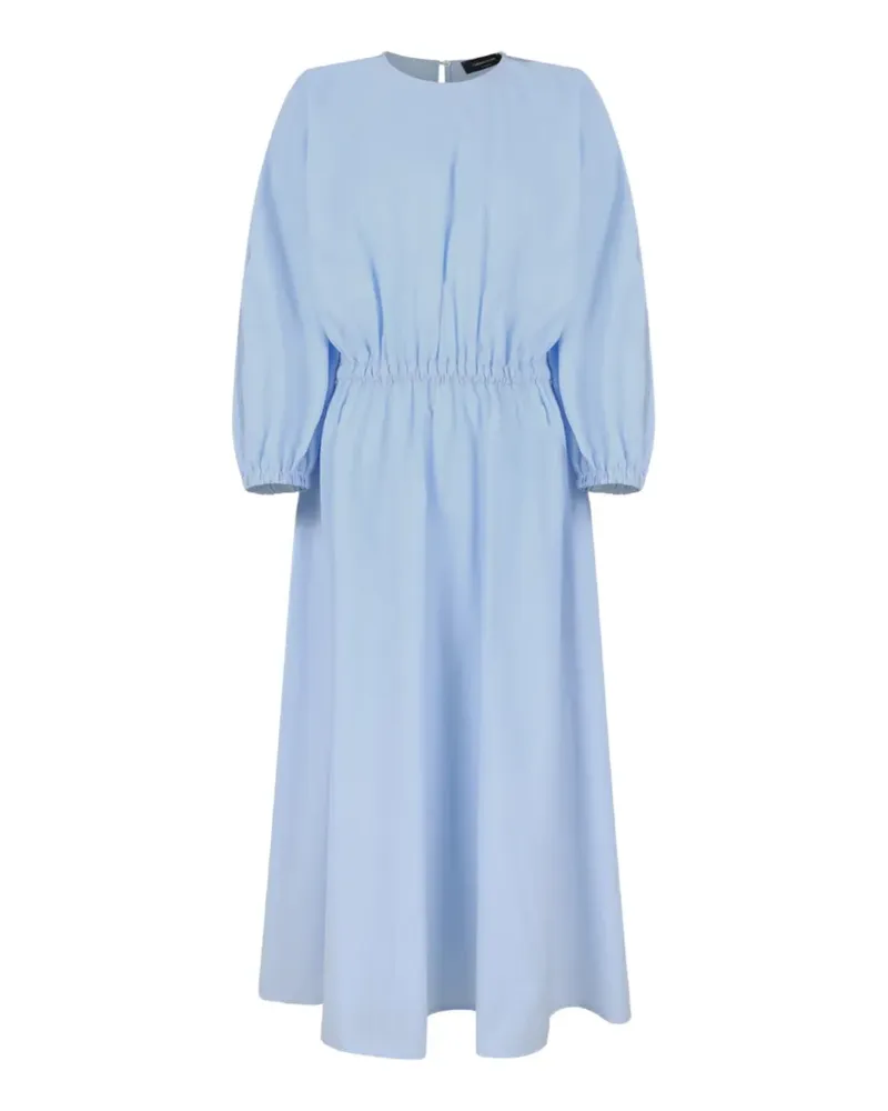 Fabiana Filippi monili-chain elasticated-waist midi dress - Blau Blau