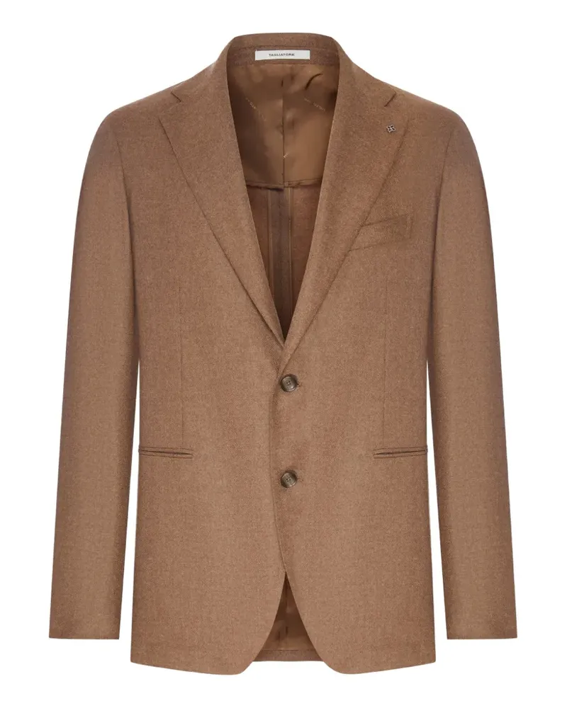 Tagliatore single-breasted wool blazer - Braun Braun