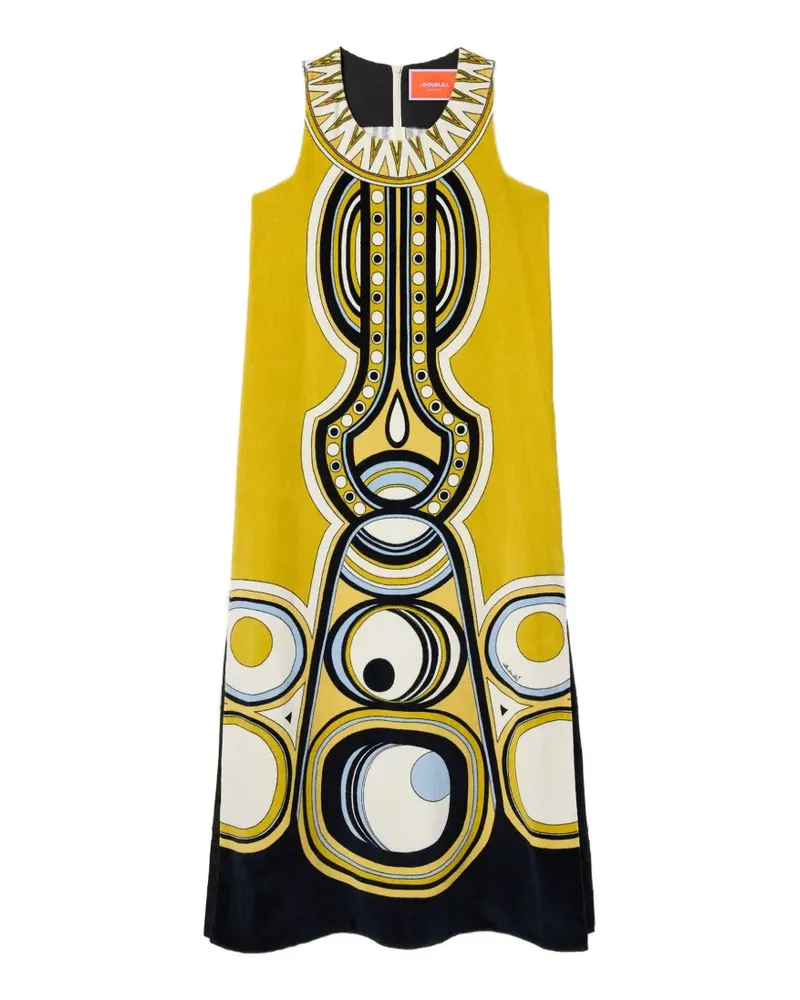 La DoubleJ Totem Placée Kleid - Gelb Gelb