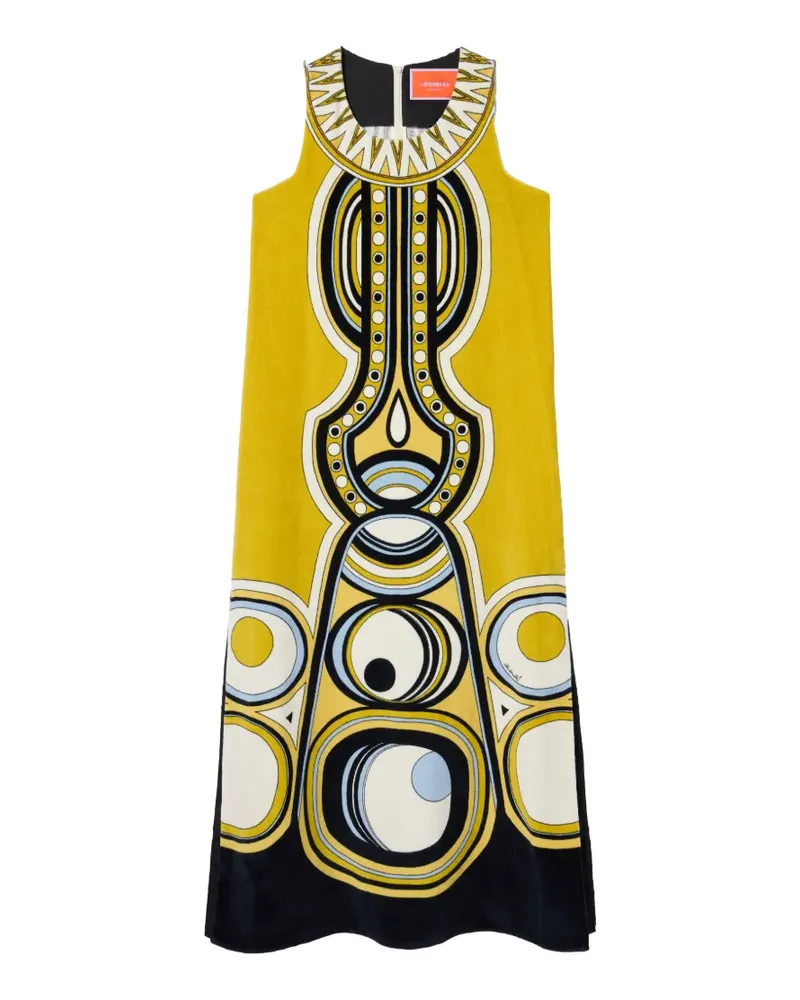 La DoubleJ Totem Kleid aus Placée - Gelb Gelb