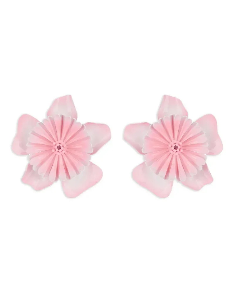 Chloé Bloom Ohrringe mit Blumenmotiv - Rosa Rosa