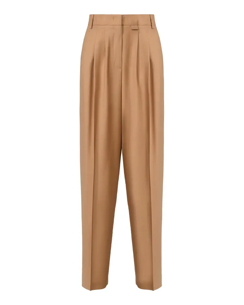 Fabiana Filippi Wide-Leg-Hose mit Bundfalten - Braun Braun