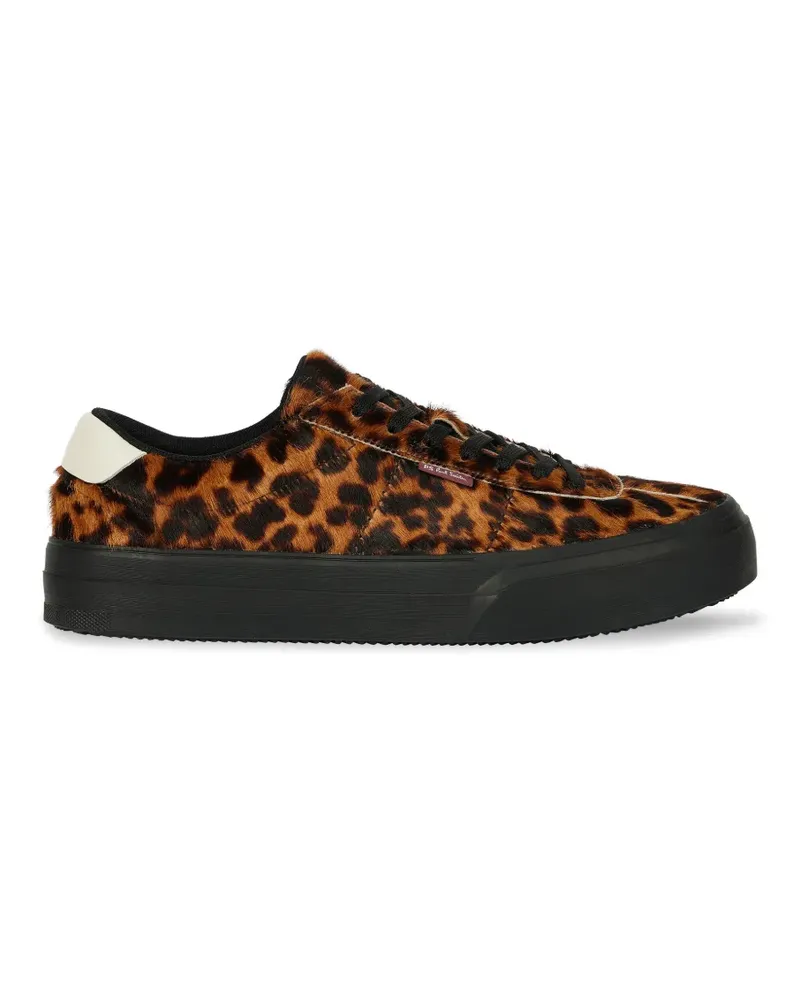 Paul Smith leopard-print sneakers - Braun Braun