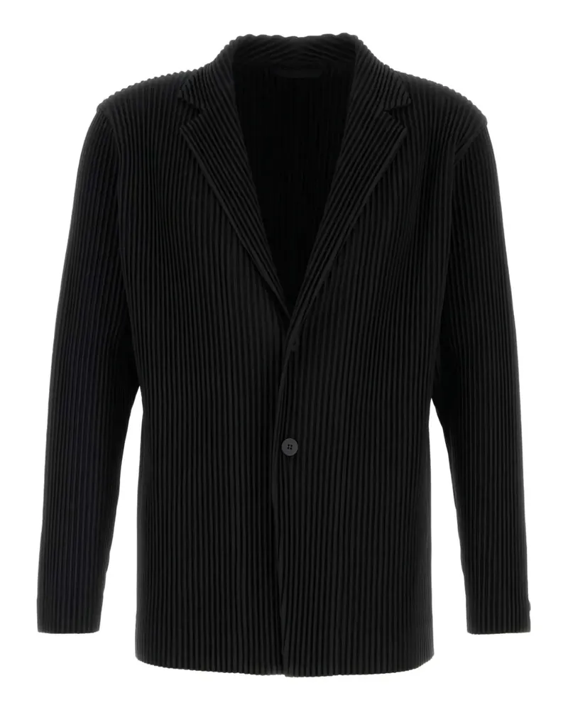 Issey Miyake pleated blazer - Schwarz Schwarz