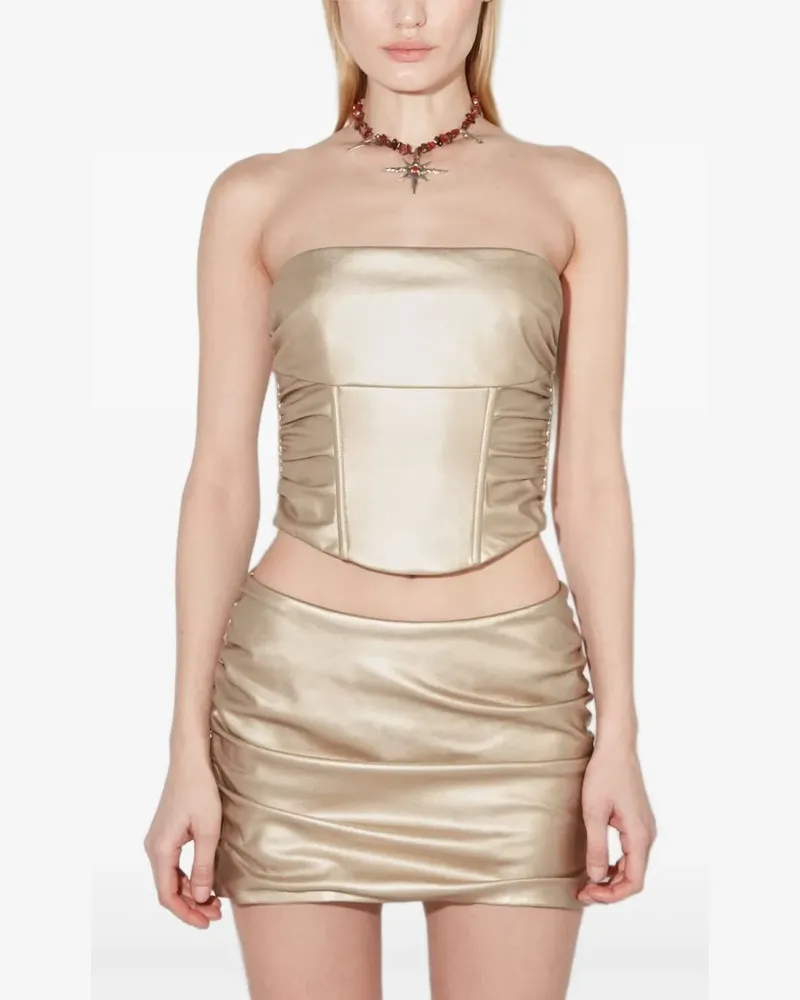 MISBHV Oberteil im Layering-Look - Gold Gold