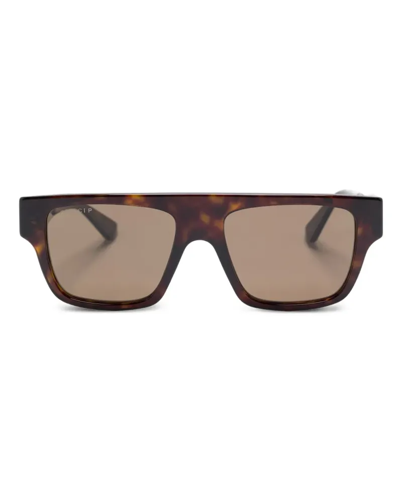 Gucci Sonnenbrille in Schildpattoptik - Braun Braun