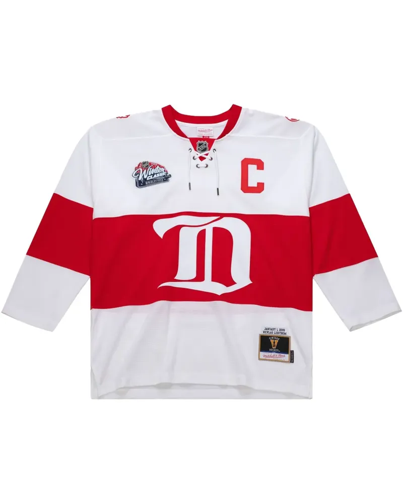 Mitchell & Ness 2008/09 Nicklas Lidstrom Detroit Red Wings Power Play "White" Trikot - Weiß Weiß