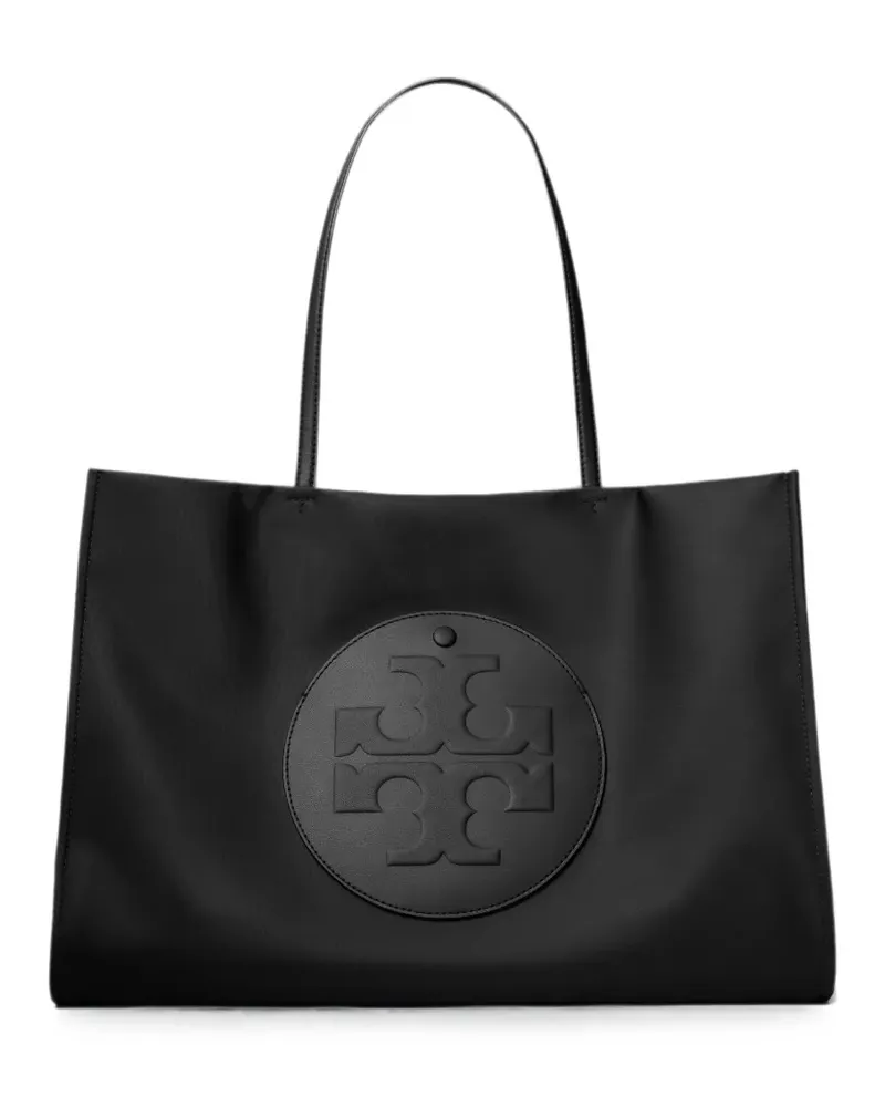 Tory Burch logo-embossed tote bag - Schwarz Schwarz