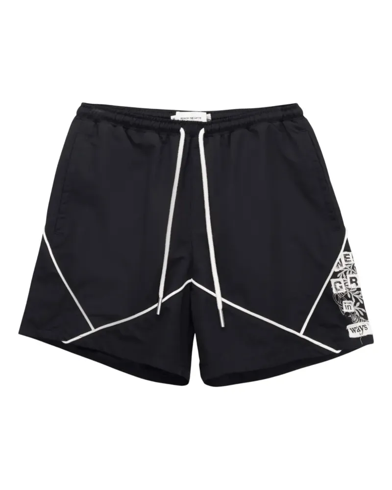 Honor The Gift Shorts mit grafischem Print - Schwarz Schwarz