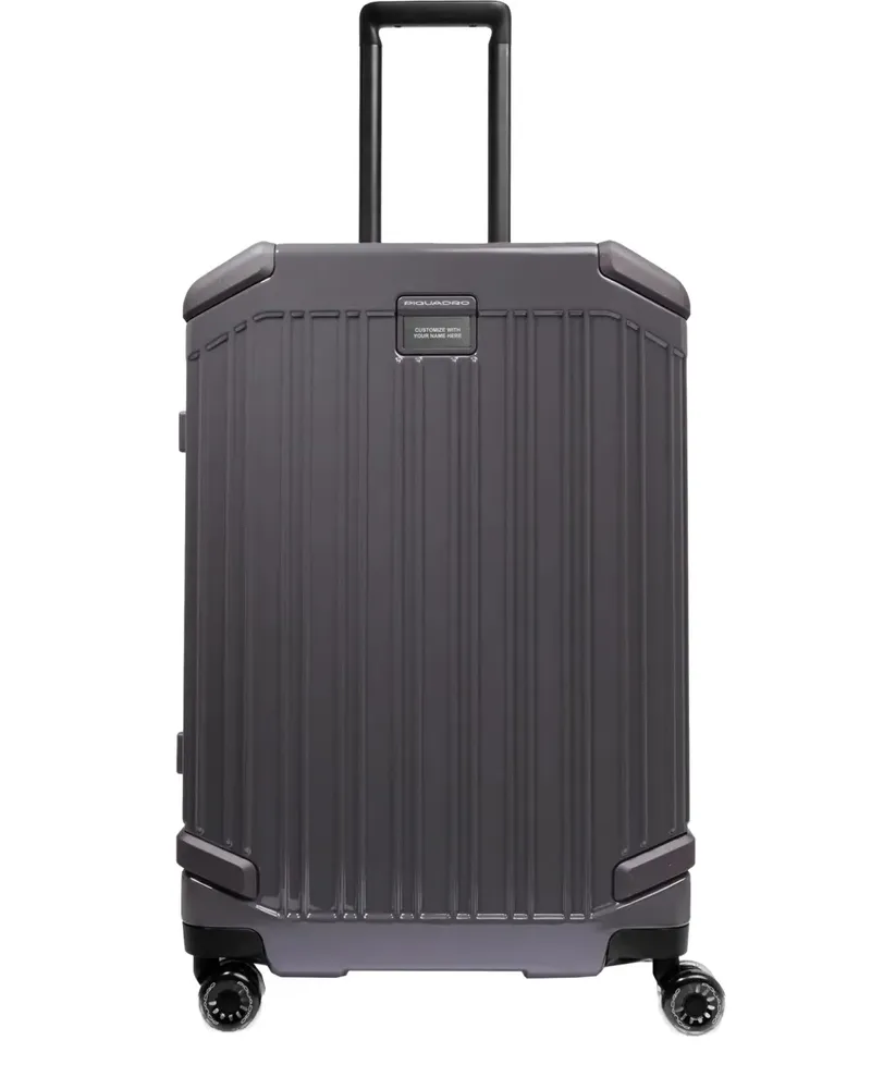 Piquadro Koffer mit vier Rollen - Grau Grau