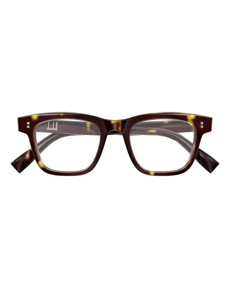 Dunhill tortoiseshell-effect square-frame glasses - Braun Braun