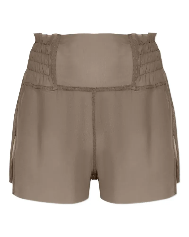 Rick Owens shirred-detail shorts - Braun Braun