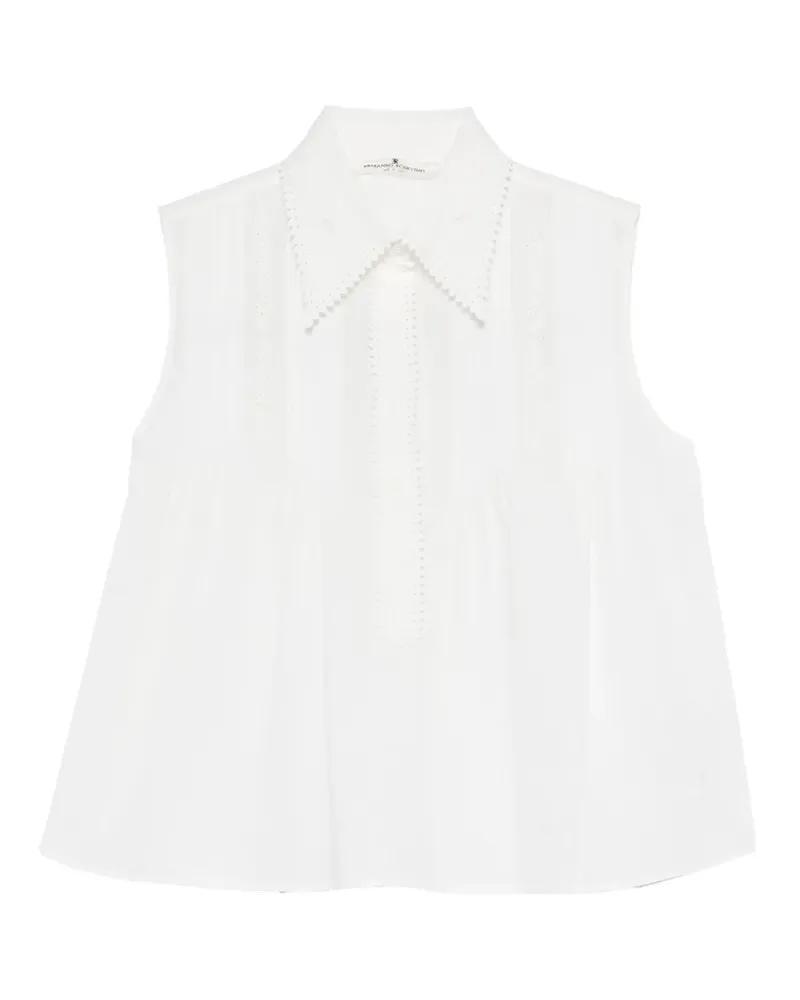 Ermanno Scervino embroidered top - Weiß Weiß