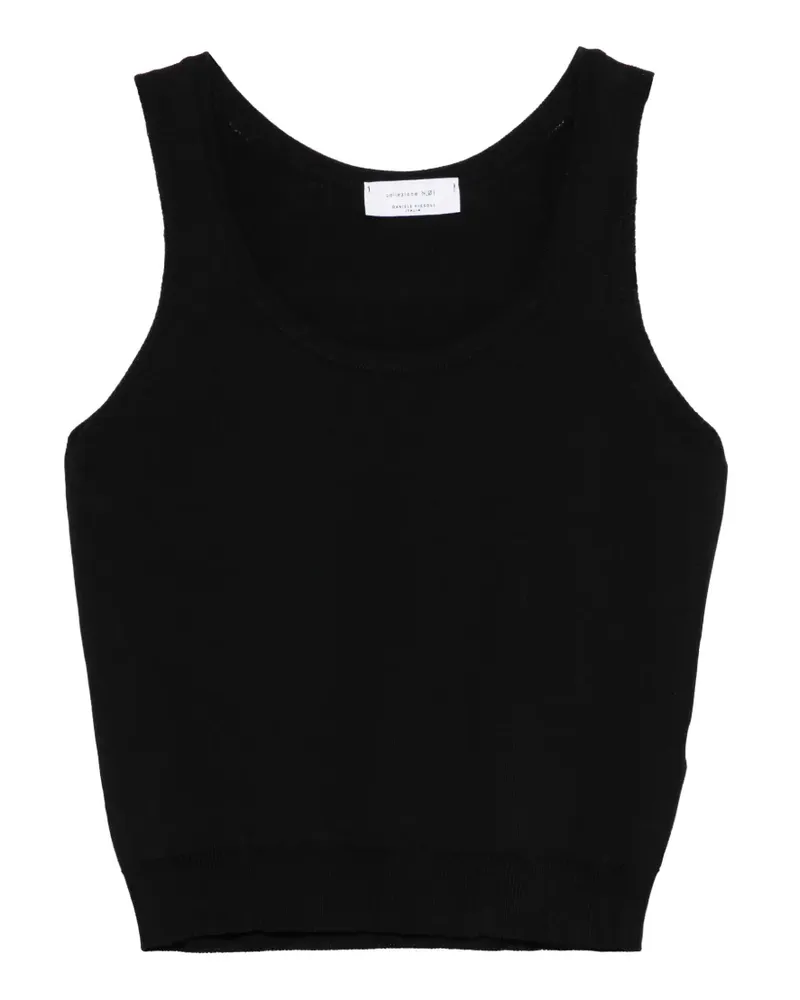 Daniele Fiesoli sleeveless top - Schwarz Schwarz