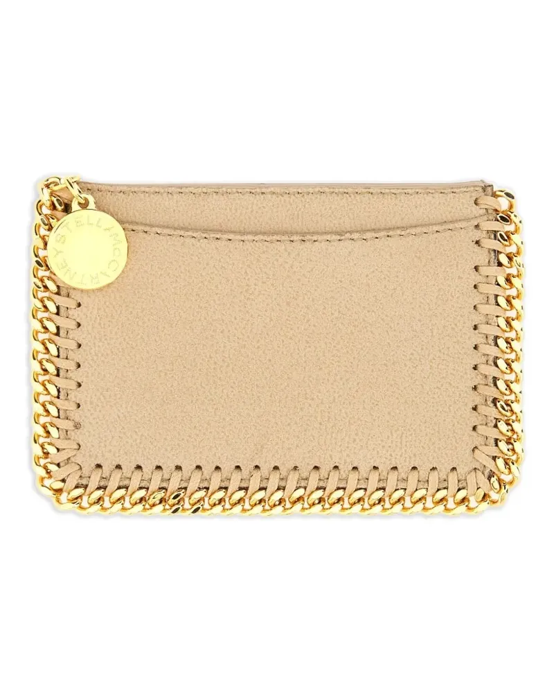 Stella McCartney chain-trim card holder - Nude Nude