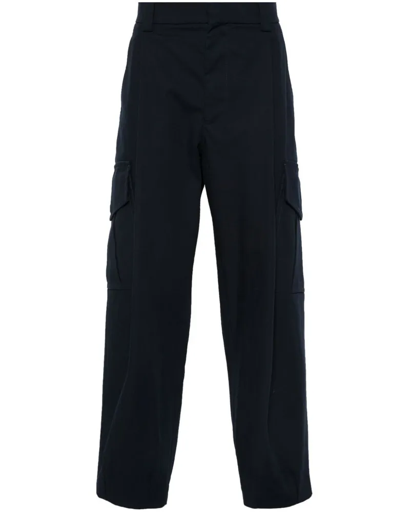 Giorgio Armani Hose mit Tapered-Bein - Blau Blau