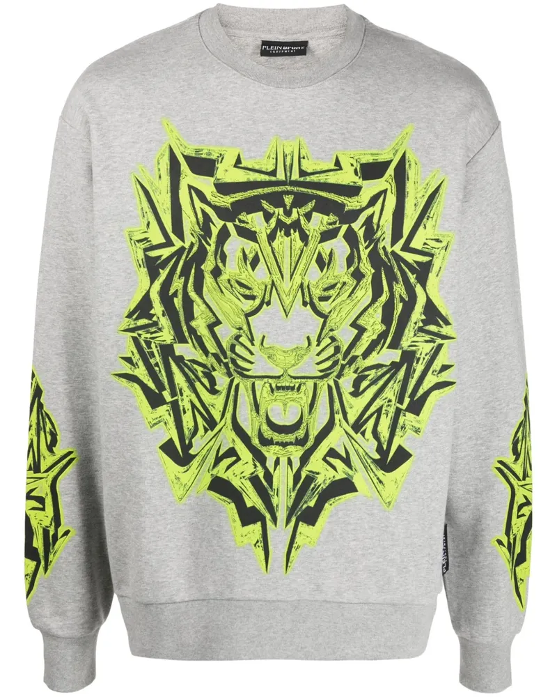 Philipp Plein Thunder Tiger Sweatshirt - Grau Grau
