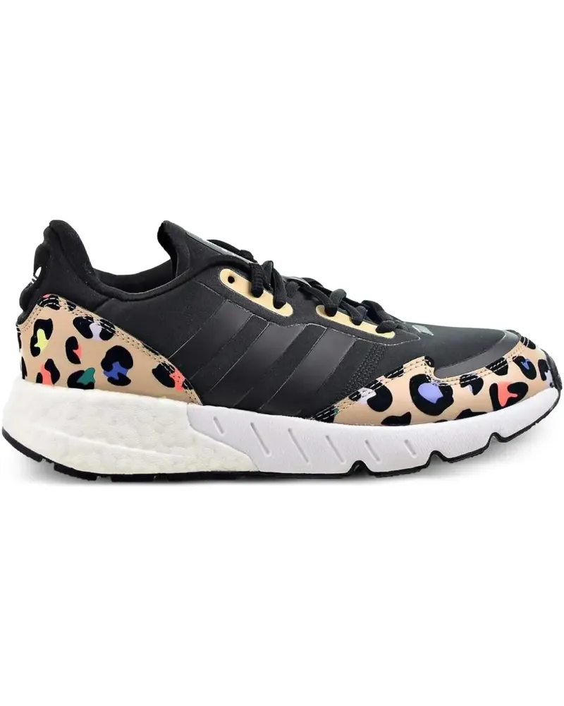 adidas Originals ZX 1K Boost Black/Brown/Blue Sneakers - Schwarz Schwarz