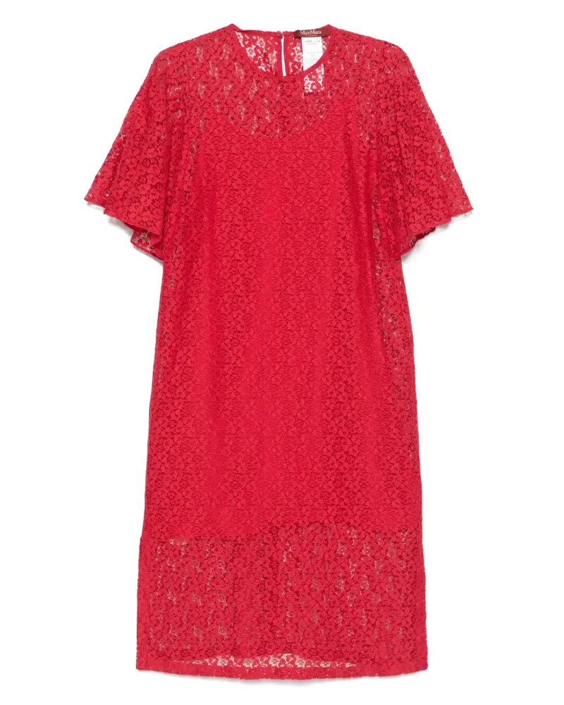 Max Mara Elettra Midikleid - Rot Rot