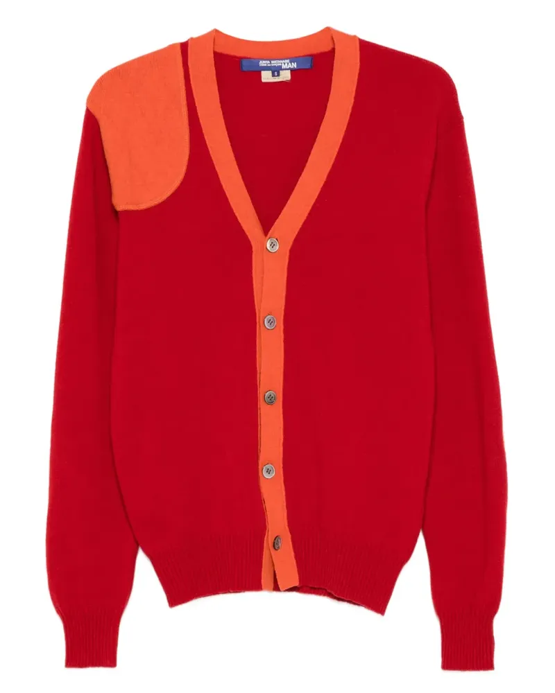 Junya Watanabe 2009 colourblock panelled cardigan - Rot Rot