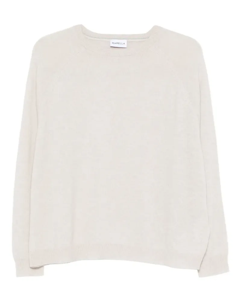 MARELLA Langärmeliger Kaschmirpullover - Nude Nude